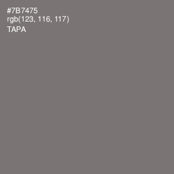 #7B7475 - Tapa Color Image