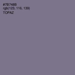 #7B748B - Topaz Color Image