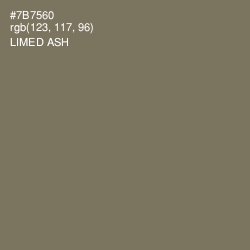 #7B7560 - Limed Ash Color Image
