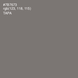 #7B7673 - Tapa Color Image