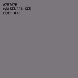 #7B767B - Boulder Color Image