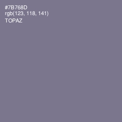 #7B768D - Topaz Color Image