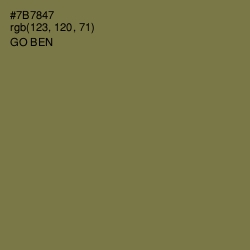 #7B7847 - Go Ben Color Image