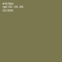 #7B7850 - Go Ben Color Image