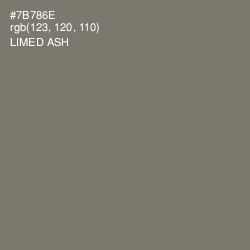 #7B786E - Limed Ash Color Image