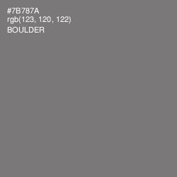 #7B787A - Boulder Color Image