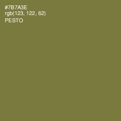 #7B7A3E - Pesto Color Image