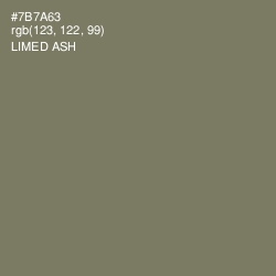 #7B7A63 - Limed Ash Color Image