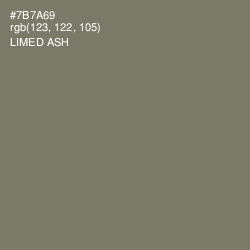 #7B7A69 - Limed Ash Color Image