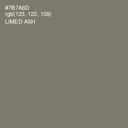 #7B7A6D - Limed Ash Color Image