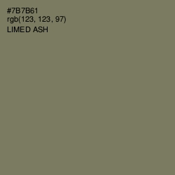 #7B7B61 - Limed Ash Color Image