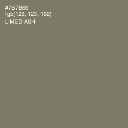 #7B7B66 - Limed Ash Color Image