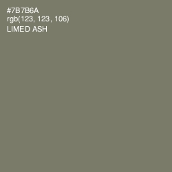 #7B7B6A - Limed Ash Color Image