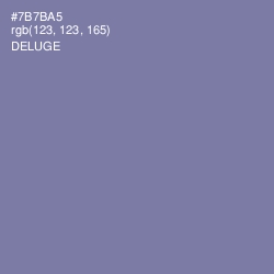 #7B7BA5 - Deluge Color Image