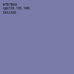 #7B7BA9 - Deluge Color Image