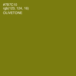 #7B7C10 - Olivetone Color Image