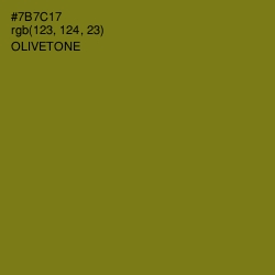 #7B7C17 - Olivetone Color Image