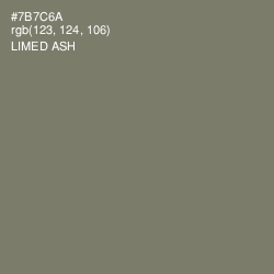 #7B7C6A - Limed Ash Color Image