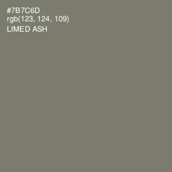 #7B7C6D - Limed Ash Color Image