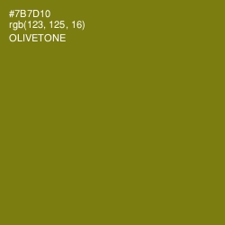 #7B7D10 - Olivetone Color Image