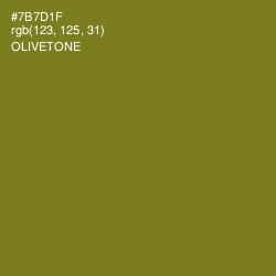 #7B7D1F - Olivetone Color Image