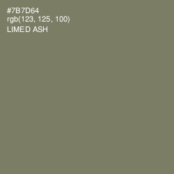 #7B7D64 - Limed Ash Color Image