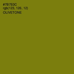 #7B7E0C - Olivetone Color Image