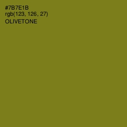 #7B7E1B - Olivetone Color Image