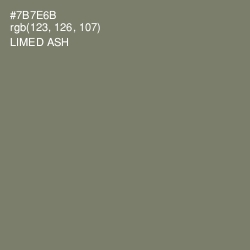 #7B7E6B - Limed Ash Color Image