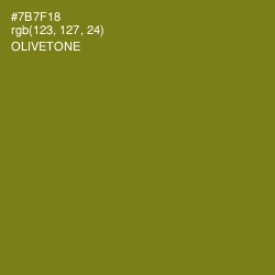 #7B7F18 - Olivetone Color Image