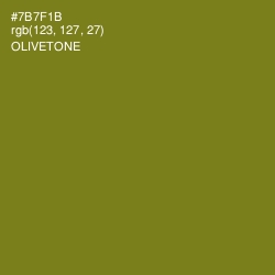 #7B7F1B - Olivetone Color Image