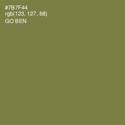 #7B7F44 - Go Ben Color Image
