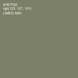 #7B7F65 - Limed Ash Color Image