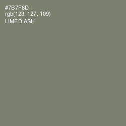 #7B7F6D - Limed Ash Color Image