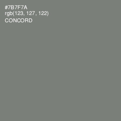 #7B7F7A - Concord Color Image