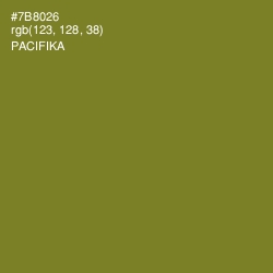 #7B8026 - Pacifika Color Image