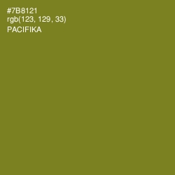 #7B8121 - Pacifika Color Image