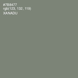 #7B8477 - Xanadu Color Image