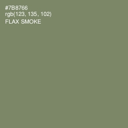 #7B8766 - Flax Smoke Color Image