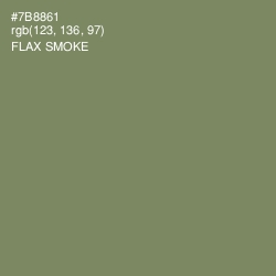 #7B8861 - Flax Smoke Color Image