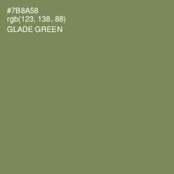 #7B8A58 - Glade Green Color Image