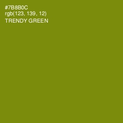 #7B8B0C - Trendy Green Color Image