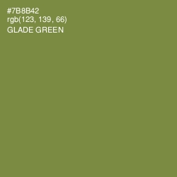 #7B8B42 - Glade Green Color Image