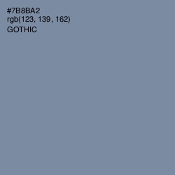 #7B8BA2 - Gothic Color Image