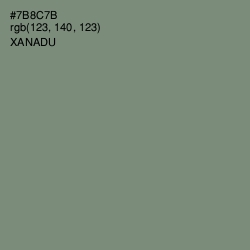 #7B8C7B - Xanadu Color Image