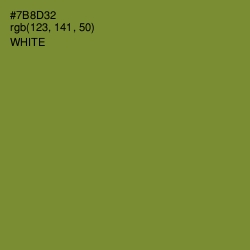 #7B8D32 - Wasabi Color Image