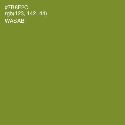 #7B8E2C - Wasabi Color Image