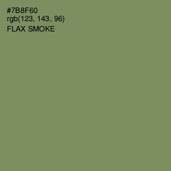 #7B8F60 - Flax Smoke Color Image