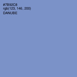 #7B92C8 - Danube Color Image