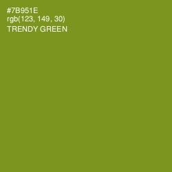 #7B951E - Trendy Green Color Image